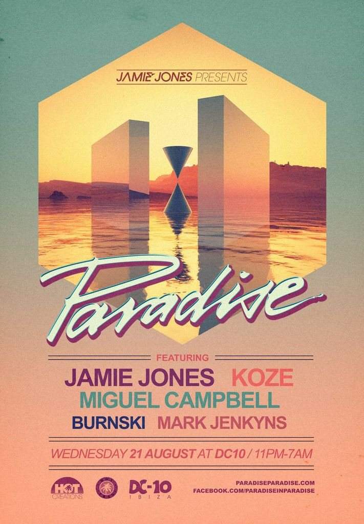 Jamie Jones presents Paradise - Página frontal