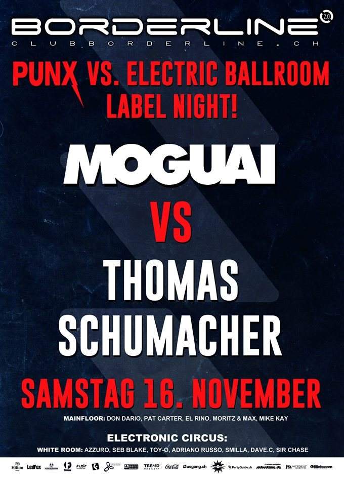 Moguai VS Thomas Schumacher - フライヤー表