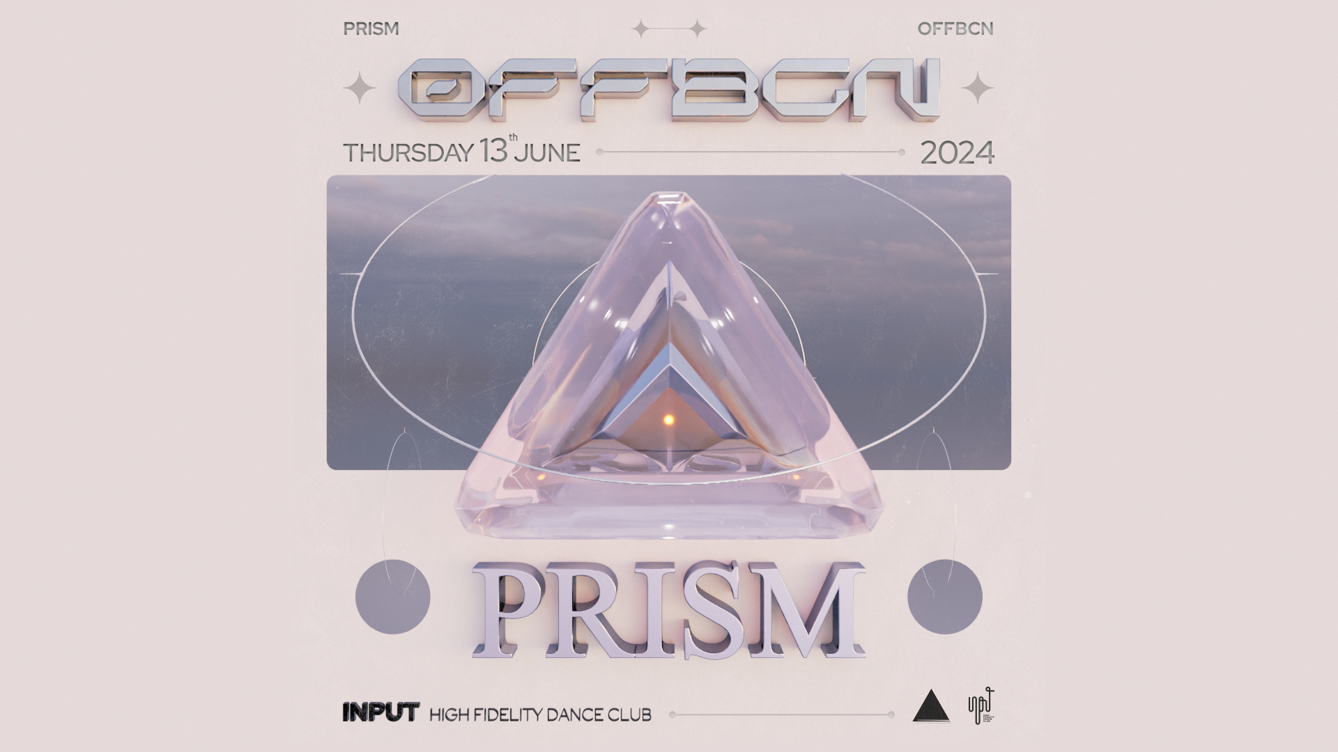 PRISM Off BCN 2024 - フライヤー表