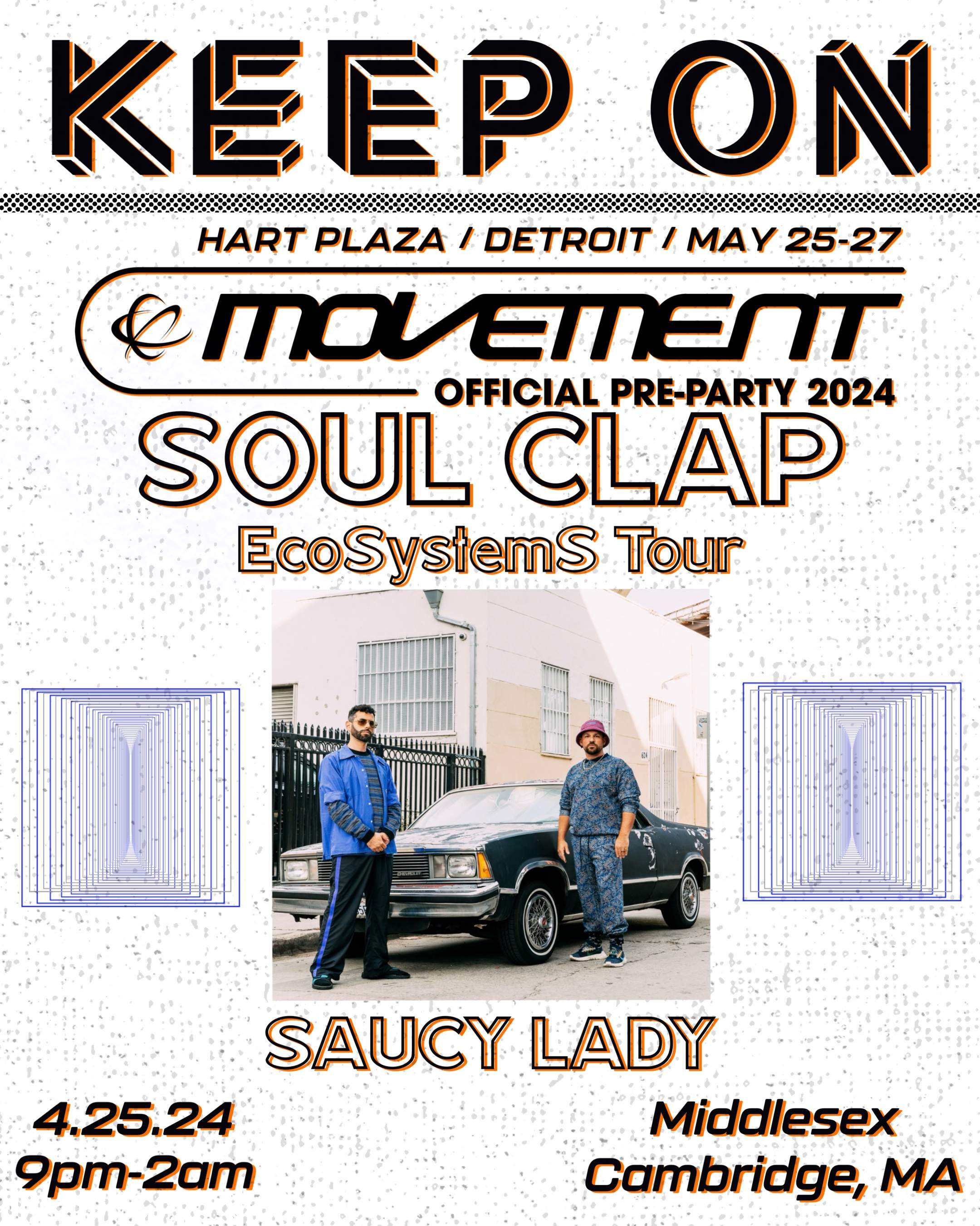 KEEP ON - OFFICIAL MOVEMENT PREPARTY - Soul Clap/Saucy Lady - Página frontal