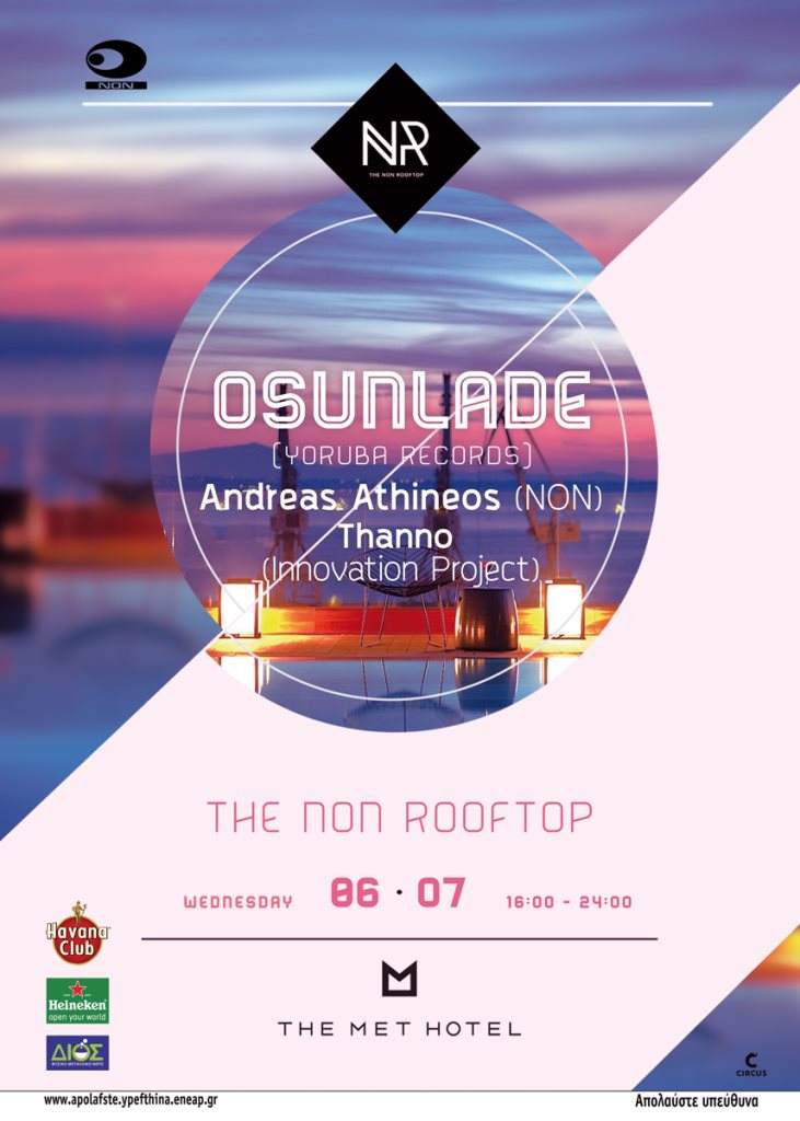 The Non Rooftop with Osunlade - Página frontal