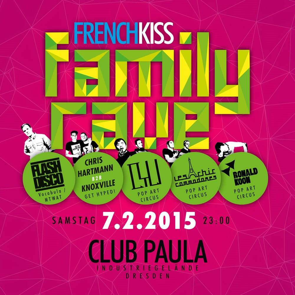 French KISS® - Family Rave - フライヤー表
