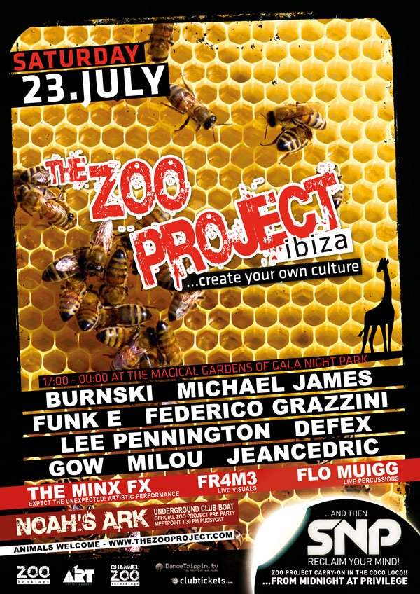 The Zoo Project featuring Burnski - Página frontal