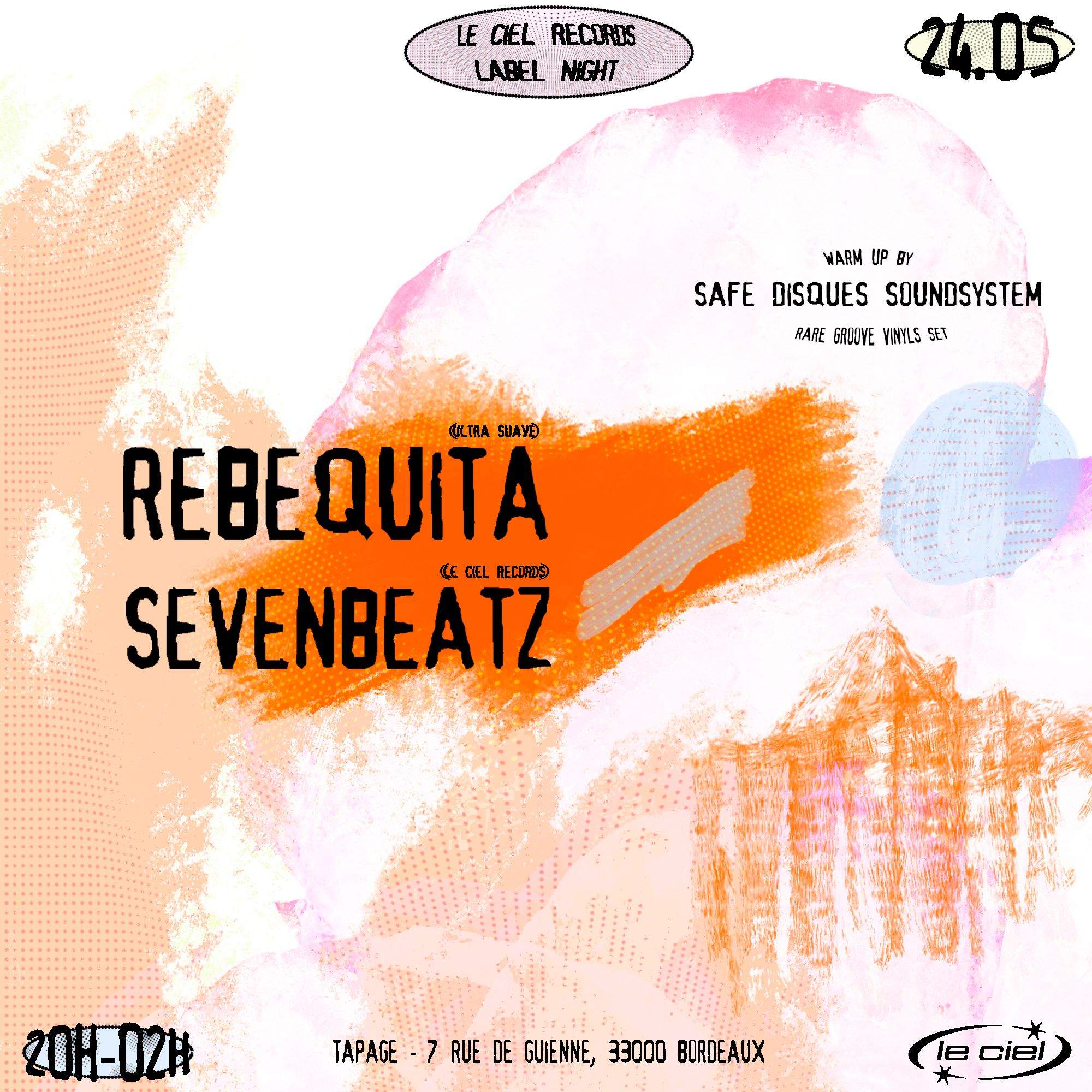 Le Ciel Records: Rebequita & Sevenbeatz - Página frontal