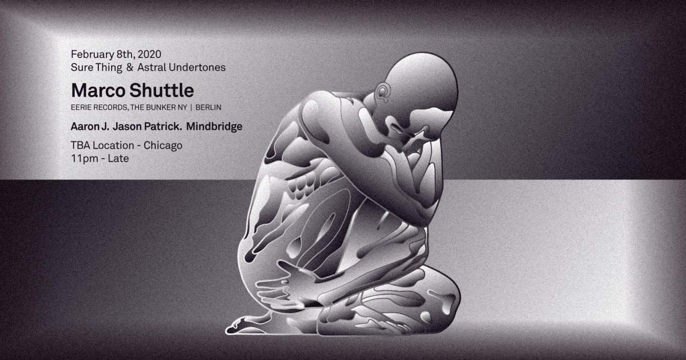 Astral Undertones & Sure Thing: Marco Shuttle (Eerie, Spazio Disponibile / Berlin) - Página frontal