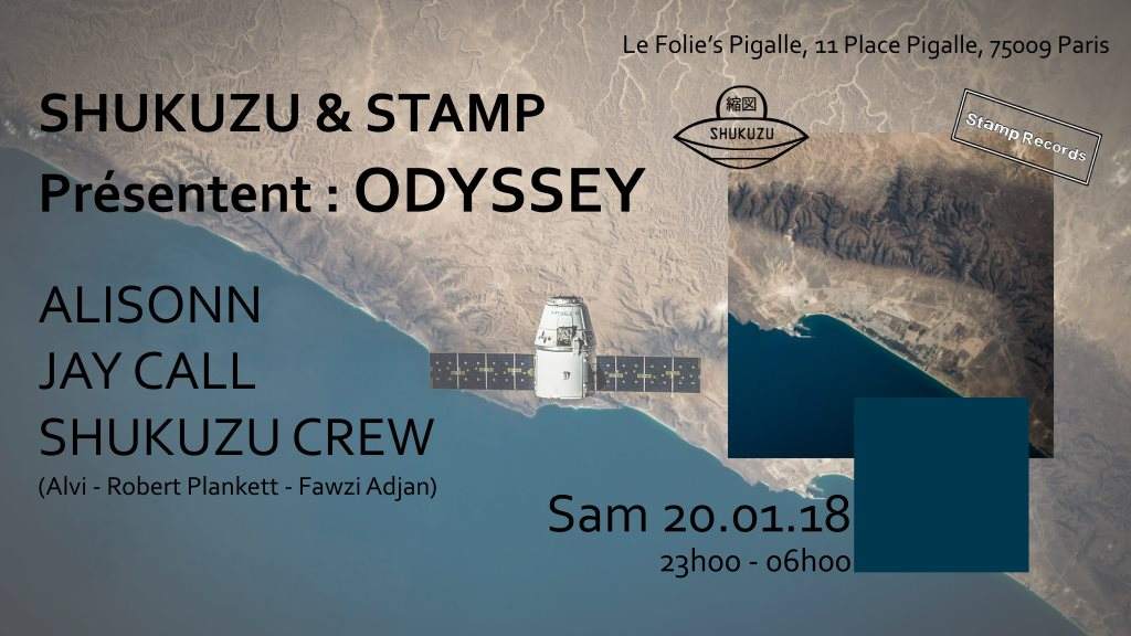 Shukuzu & Stamp Présentent: Odyssey - フライヤー表