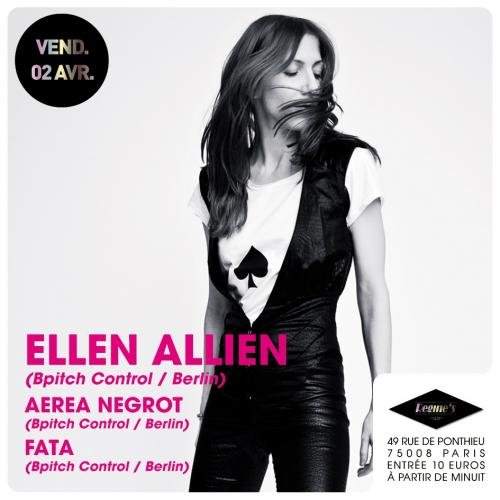 Ellen Allien & Aerea Negrot feat Fata Kiefer - フライヤー表