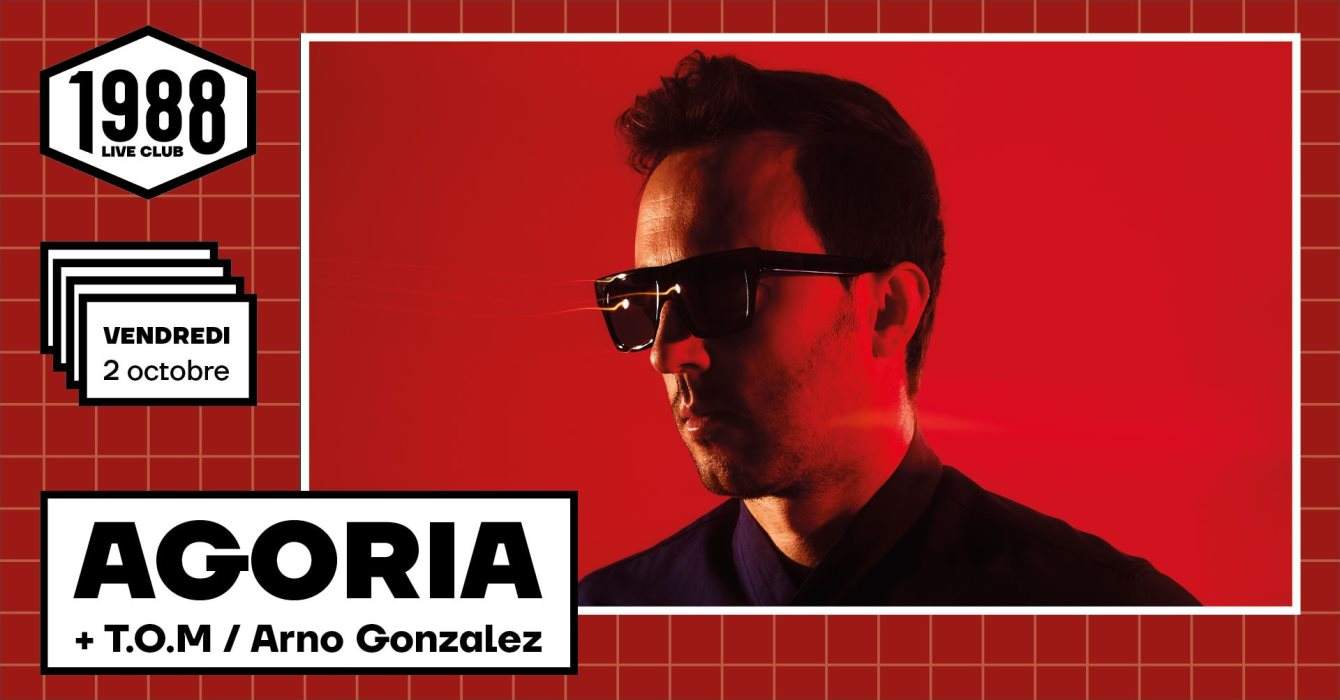Agoria / T.O.M / Arno Gonzalez - フライヤー表