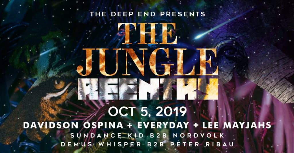 The Jungle Reentry with Davidson Ospina, Everyday, Lee Mayjahs, Nordvolk, Sundance Kid, Demus W - Página frontal