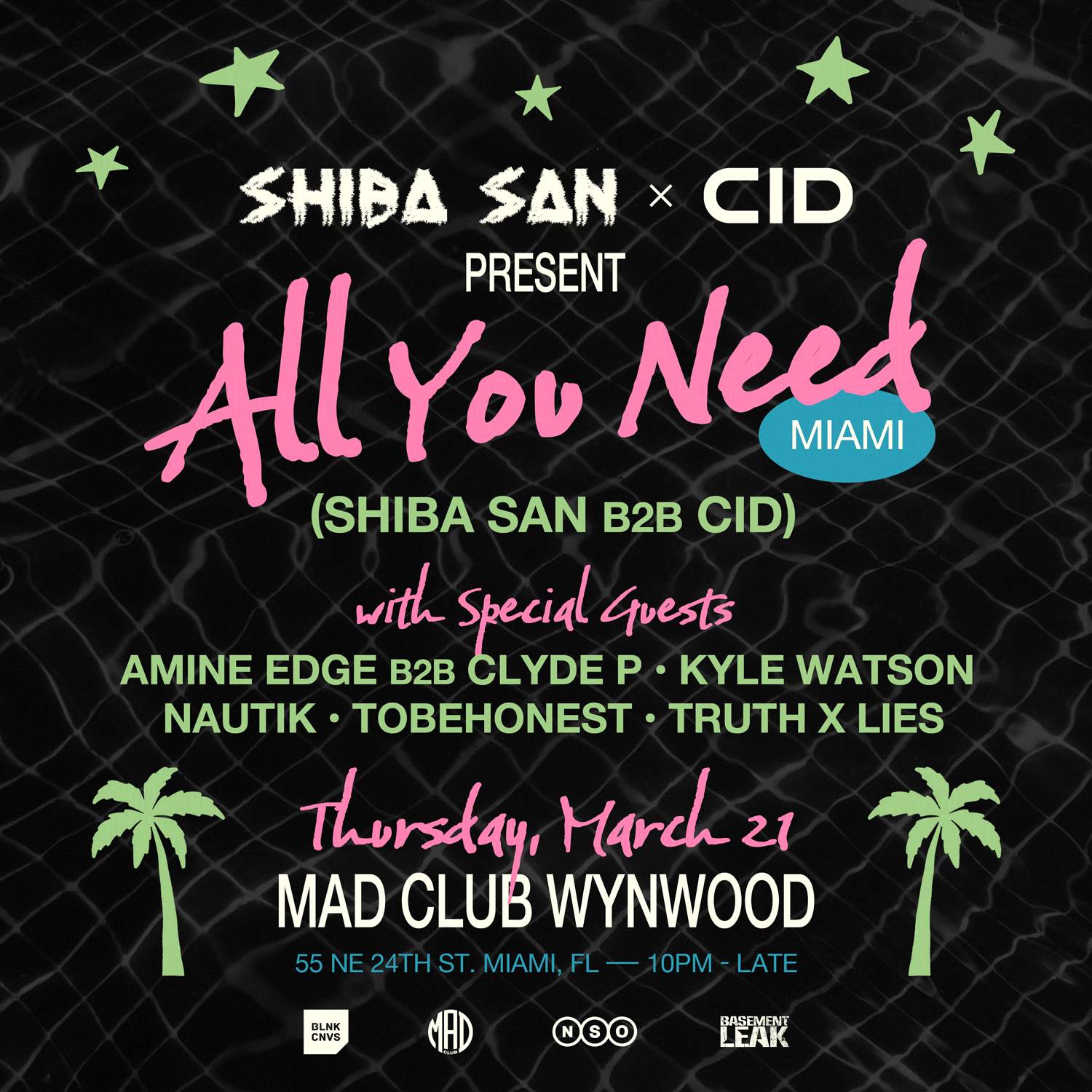 All You Need Miami - フライヤー表