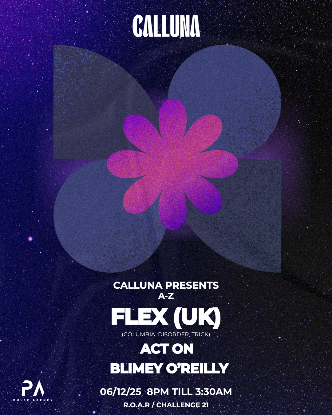 Calluna Saturday // FLEX (UK) at Calluna, Nottingham