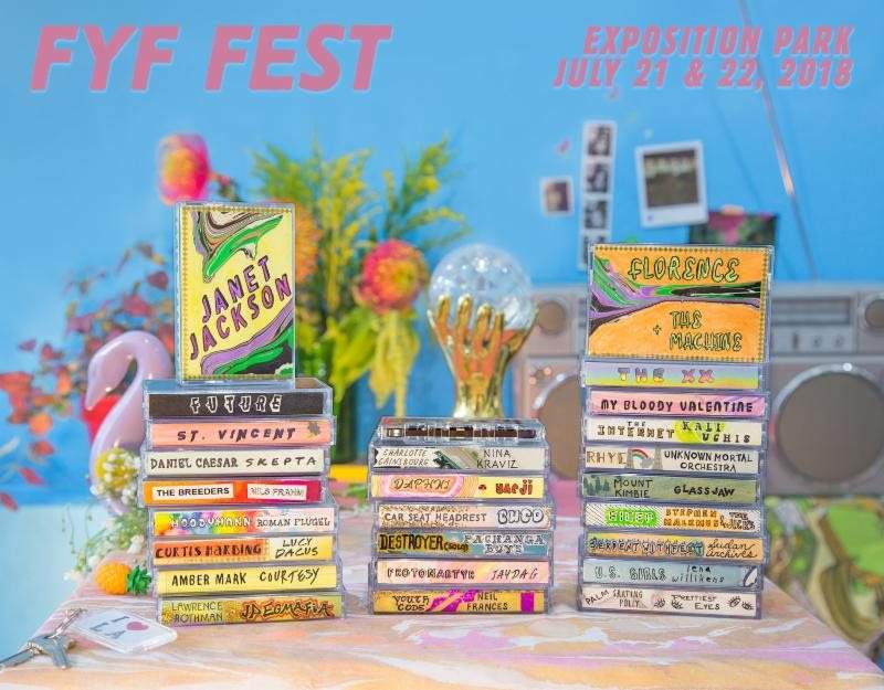 [Cancelled] FYF Fest 2018 - フライヤー表