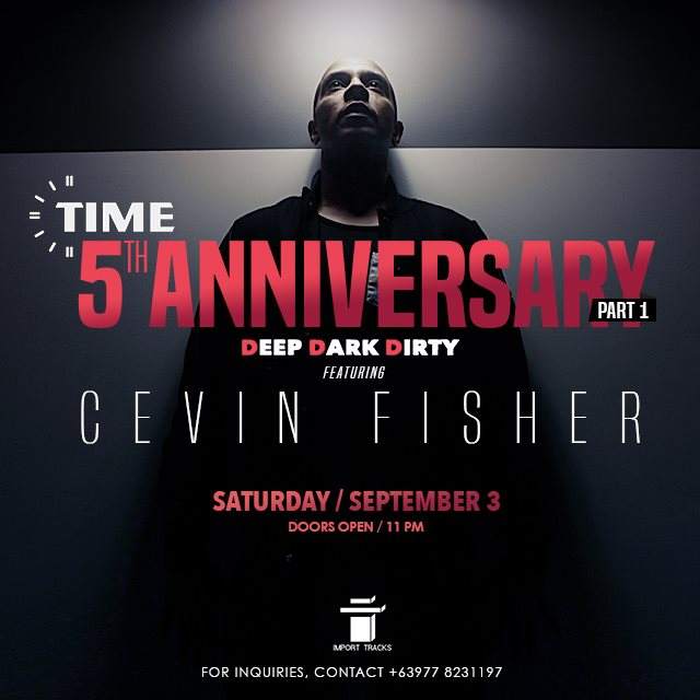Deep Dark Dirty with Cevin Fisher - フライヤー表