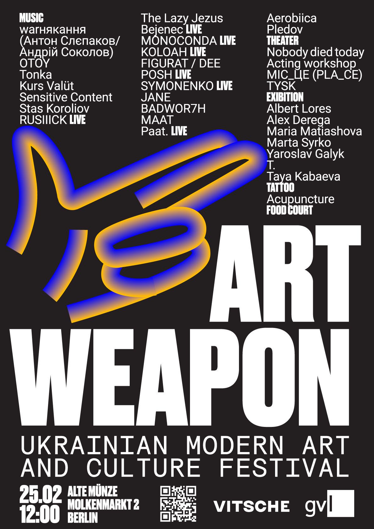 Art is a Weapon! Ukrainian contemporary art festival - Página frontal