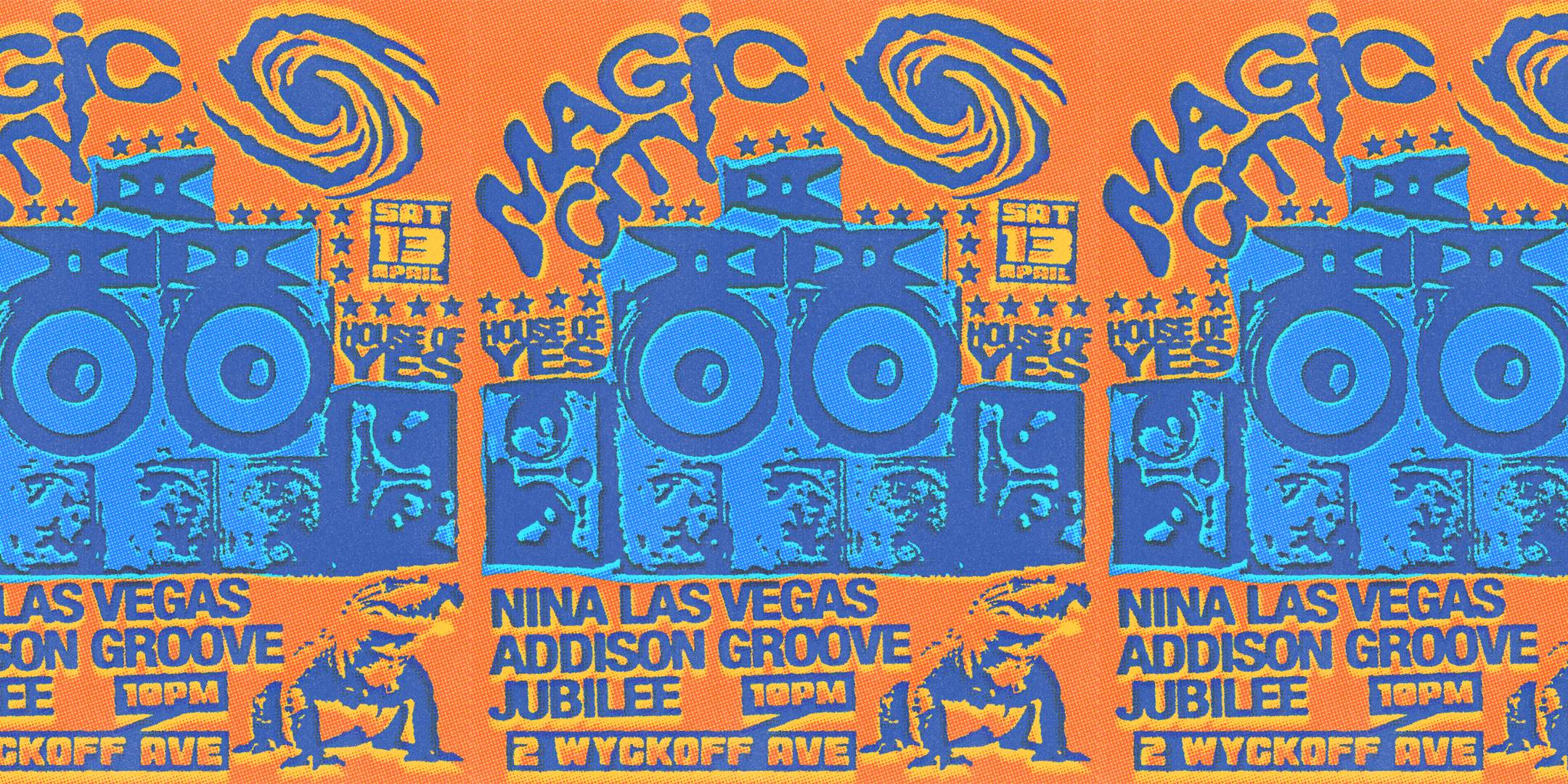MAGIC CITY: Nina Las Vegas · Addison Groove · Jubilee - Página frontal