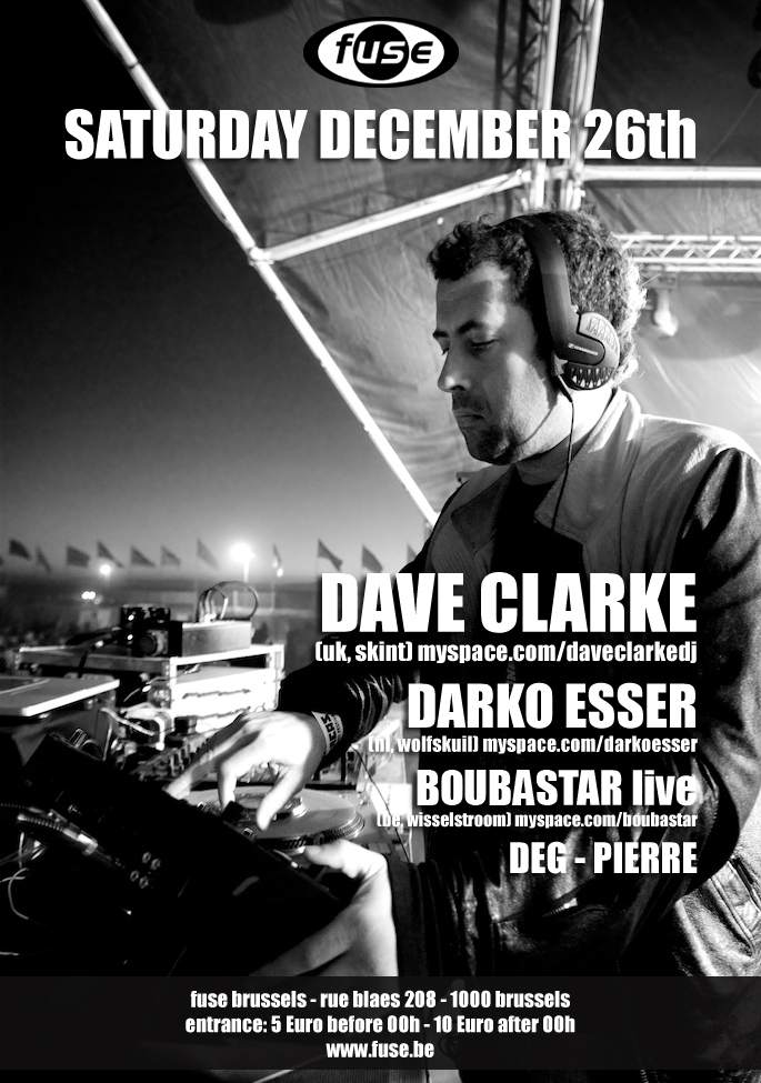 Dave Clarke, Darko Esser, Boubastar - Página frontal