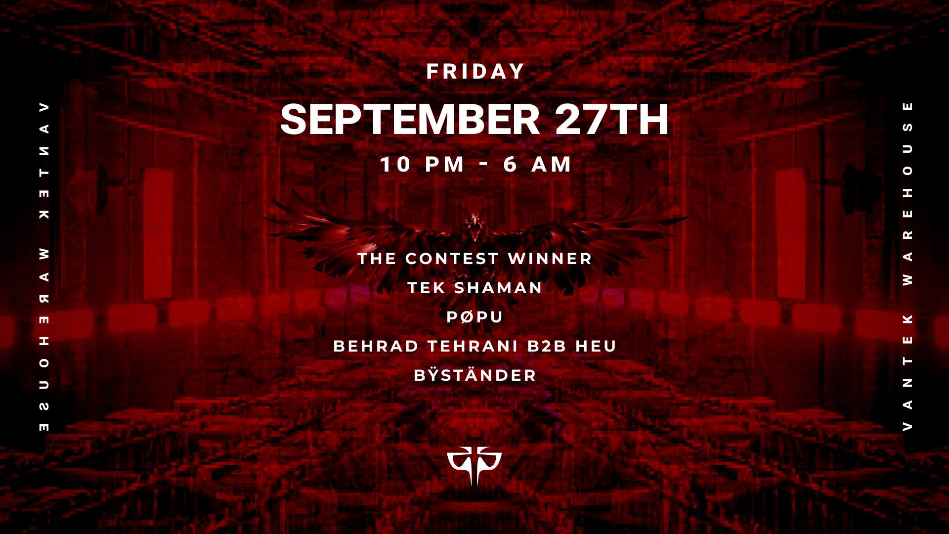 RIDE THE RAVE: FRIDAY SEPTEMBER 27 at Vantek Warehouse, Vancouver
