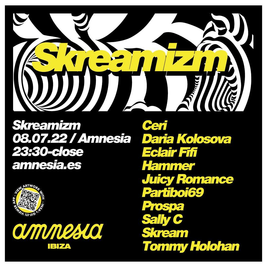 Skreamizm Amnesia - フライヤー表