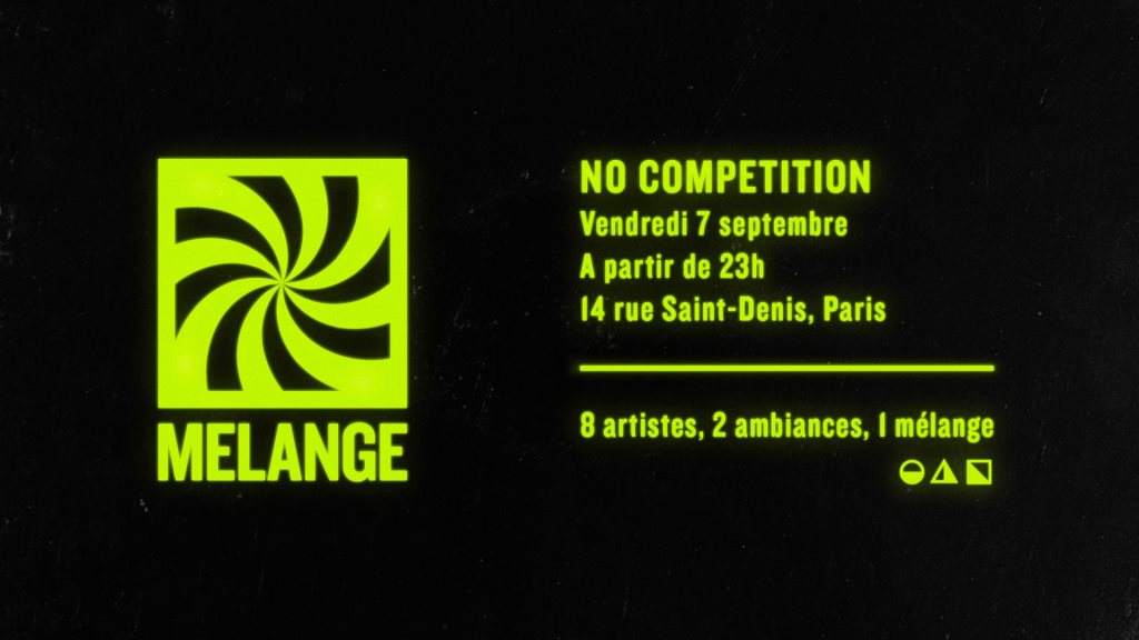Melange • No Competition - Página frontal
