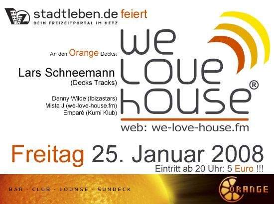 We Love House - Página frontal