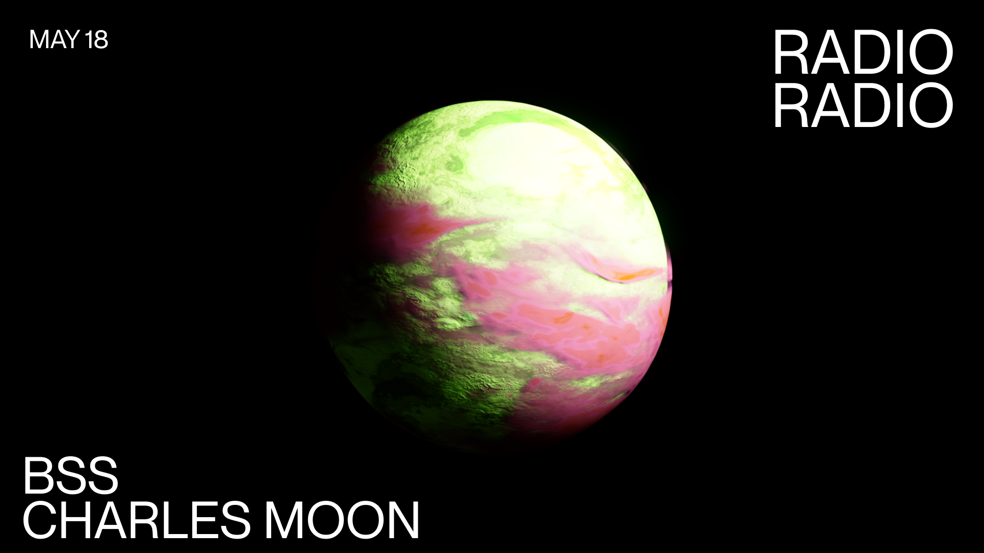BSS • Charles Moon - フライヤー表