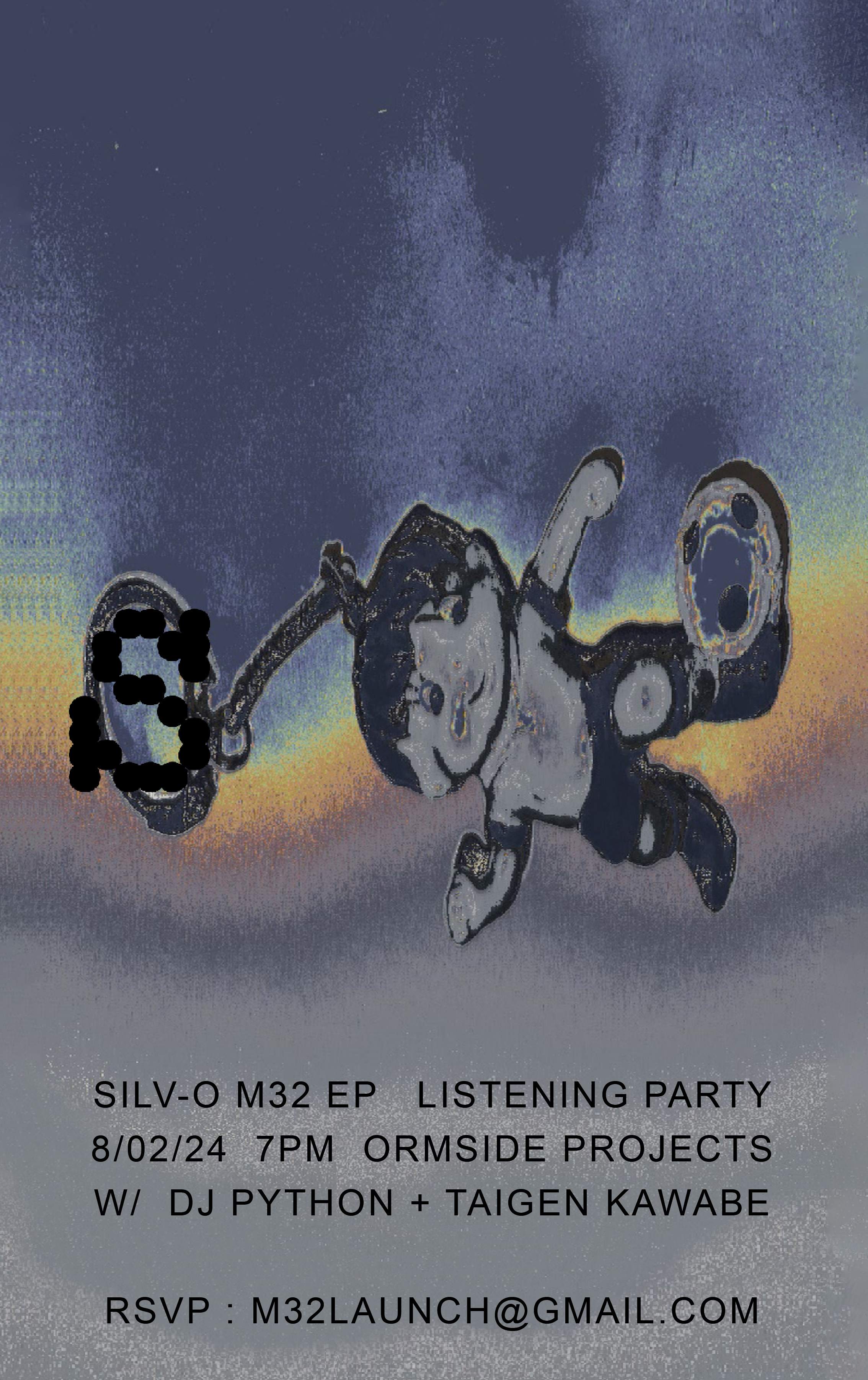 Silv-o M32 EP Listening Party - Página frontal