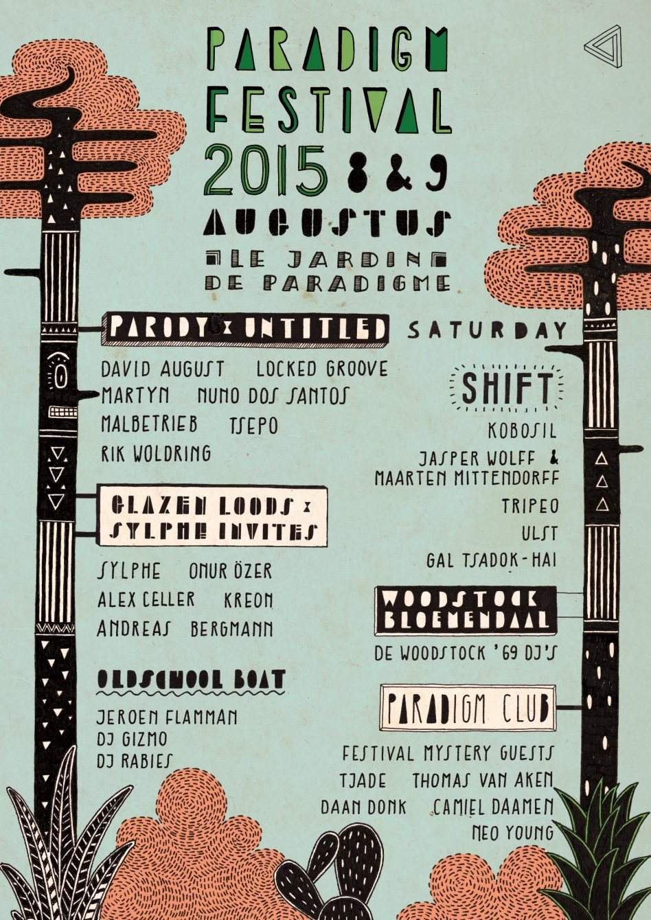 Paradigm Festival 2015 - フライヤー表