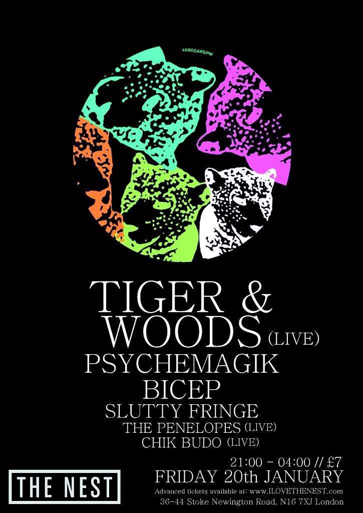 Tiger & Woods Live, Psychemagik, Bicep and More - Página frontal