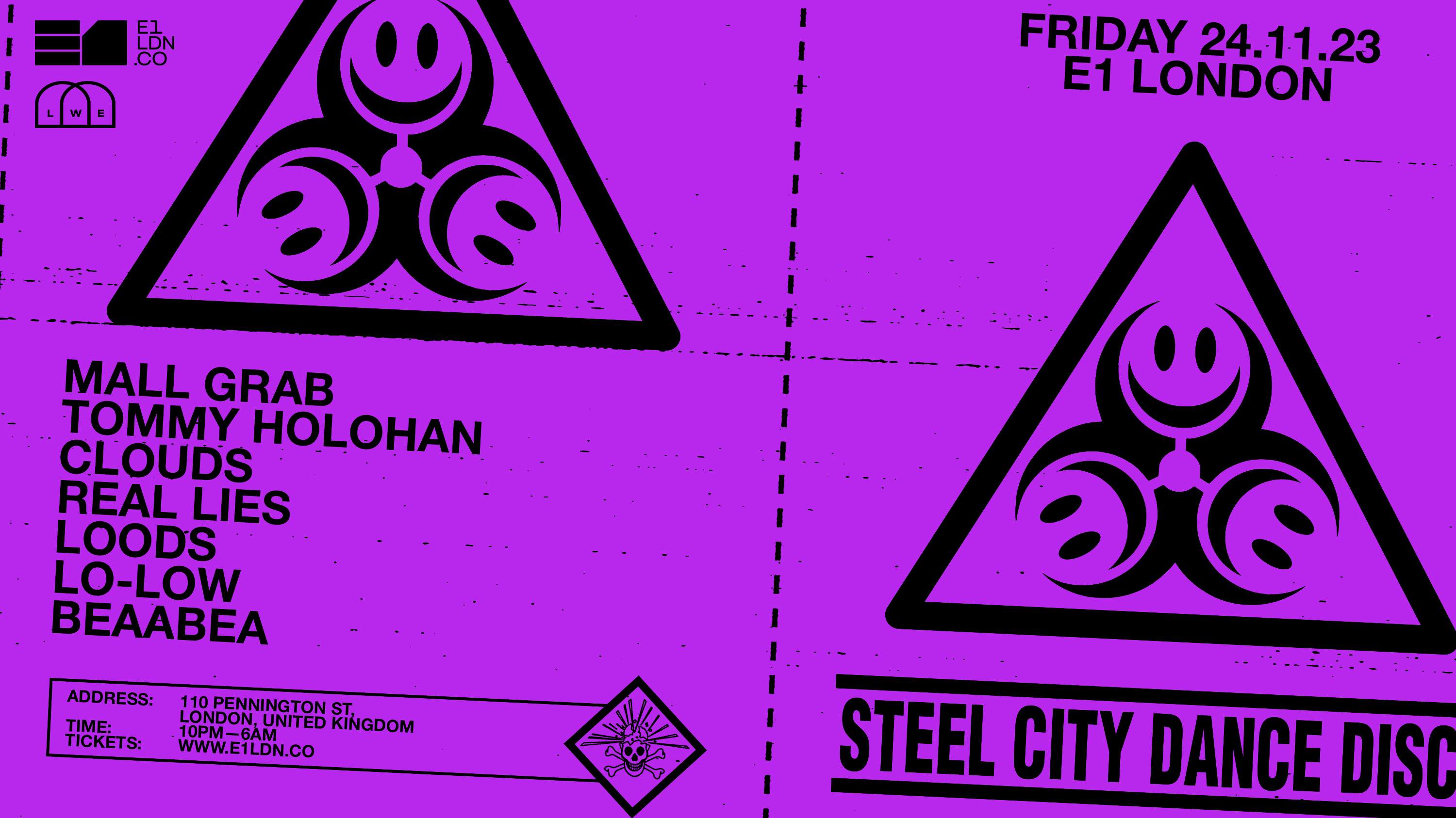 Steel City Dance Discs Mall Grab [SOLD OUT] at E1, London