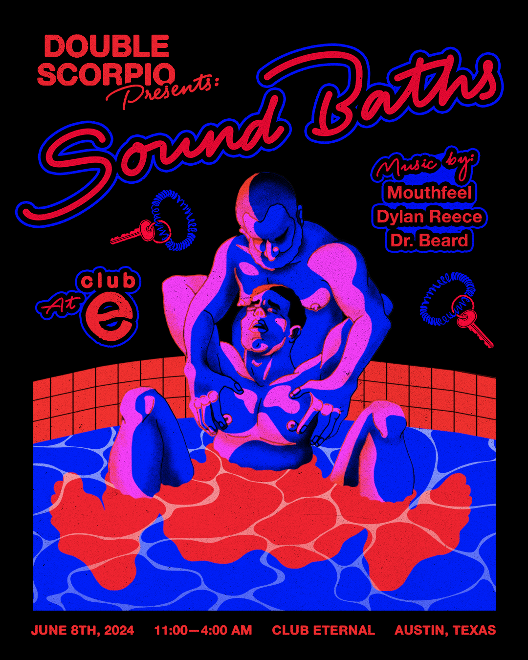 Double Scorpio presents: Sound Baths - フライヤー表