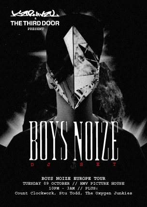 Karnival & The Third Door present Boys Noize (DJ set) - フライヤー表