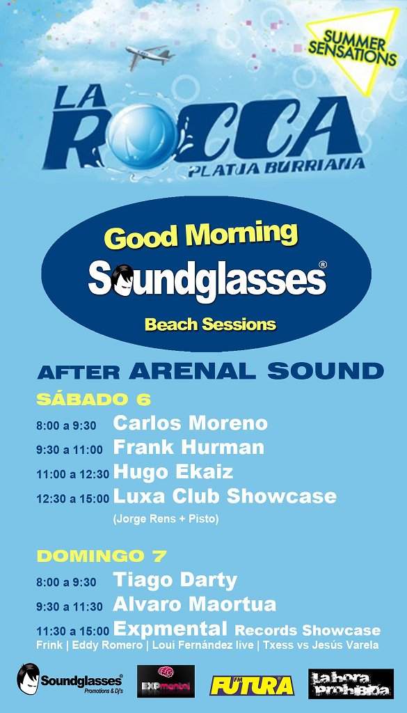 After Arenal Sound La Rocca Beach Sessions - フライヤー表