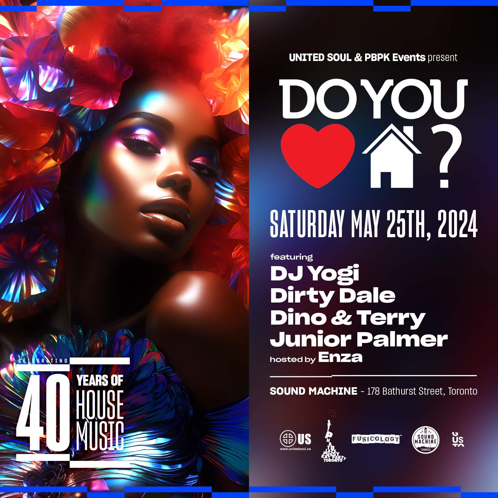 Do You Love House 40 Year Party 2 - フライヤー裏