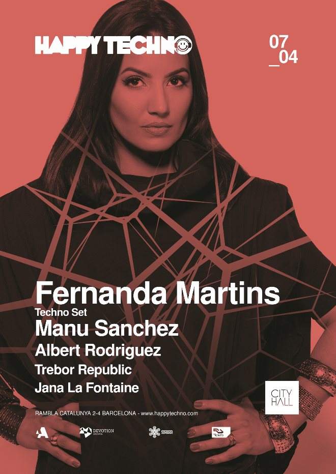 HAPPY TECHNO with Fernanda Martins - Página frontal