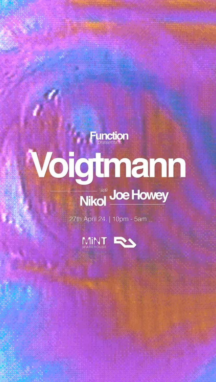 Function with Voigtmann + Residents - フライヤー表