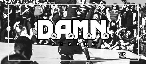 D.A.M.N. Berlin - Live MC & DJ - フライヤー表