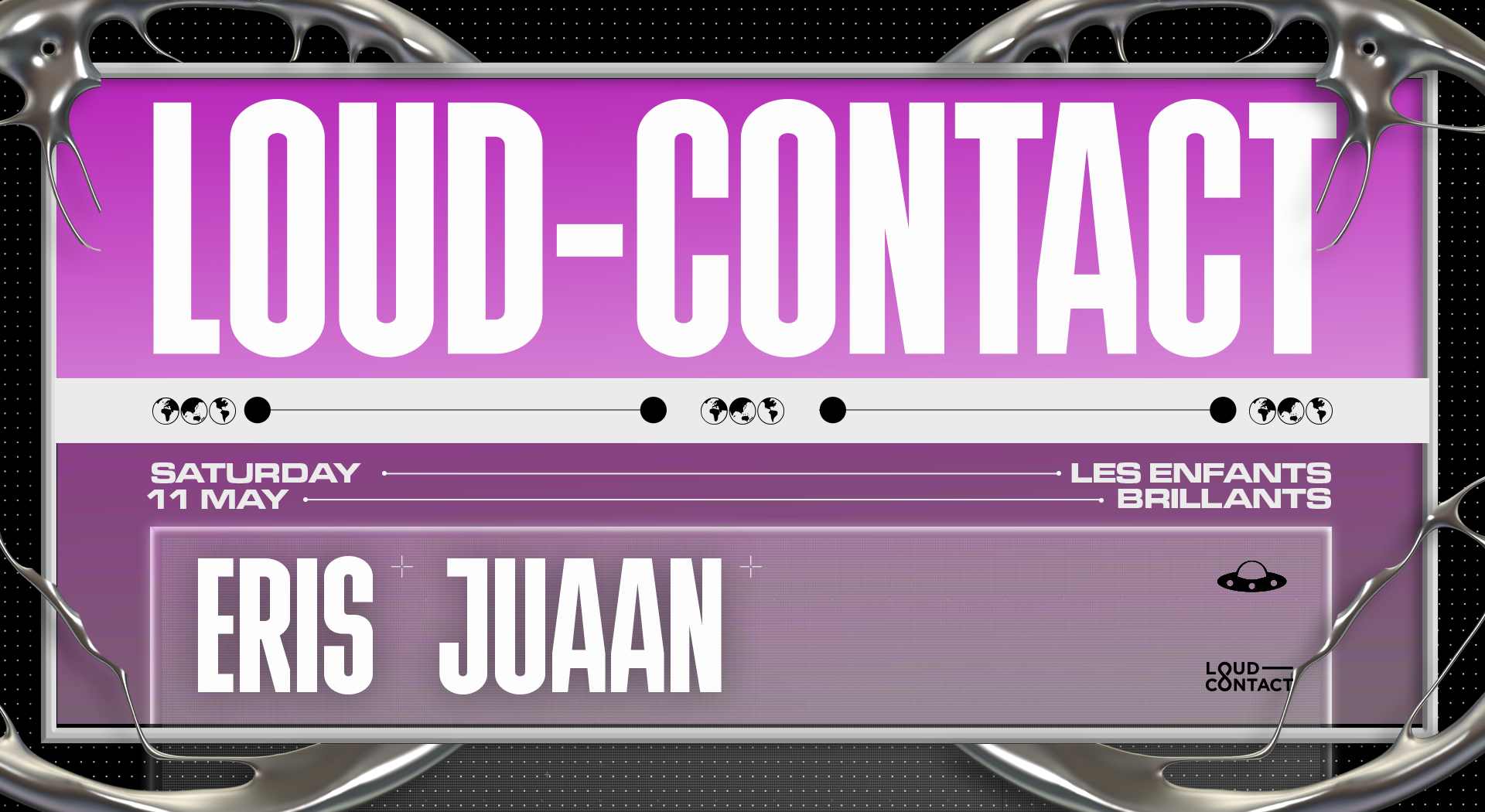 Loud-Contact pres. ERIS + JUAAN - Página frontal