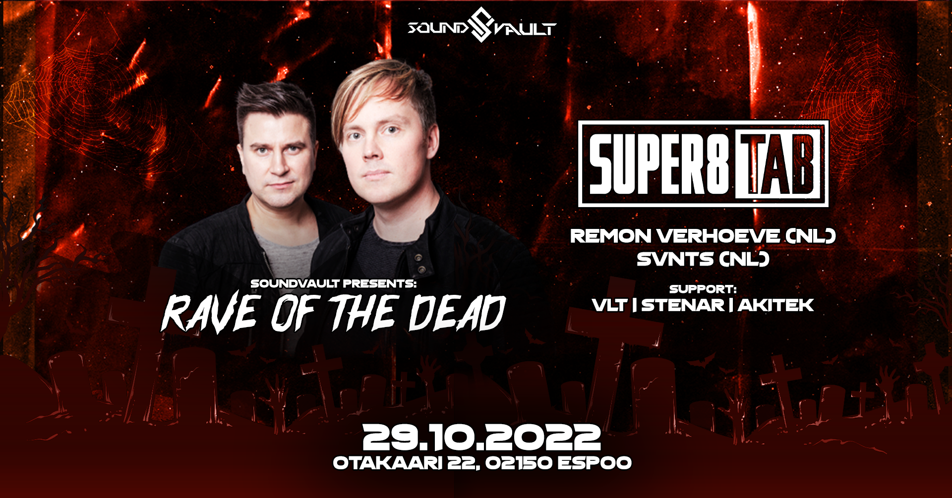 SoundVault Halloween: Rave of the Dead - フライヤー表