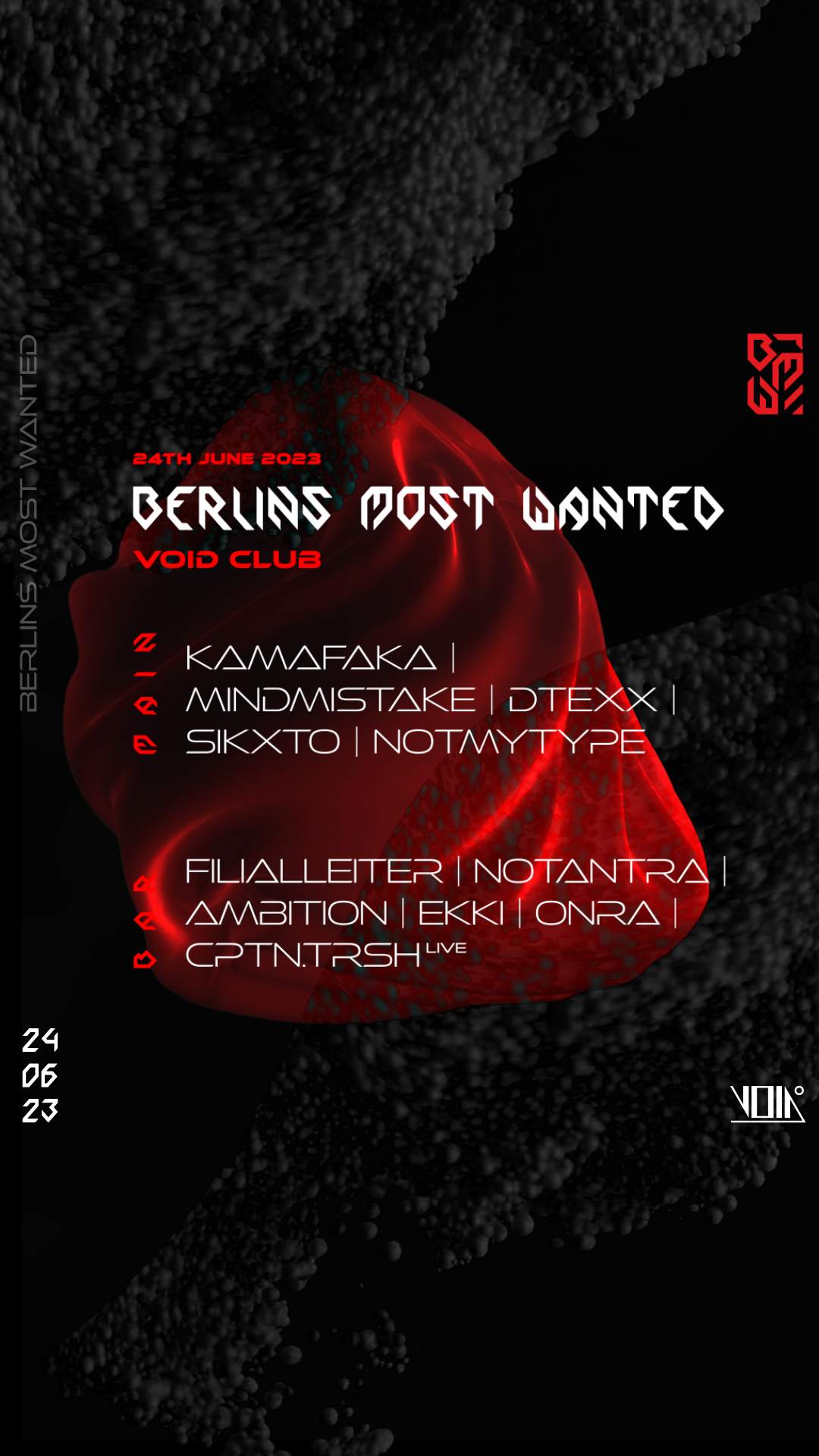Berlin's most wanted - Página frontal
