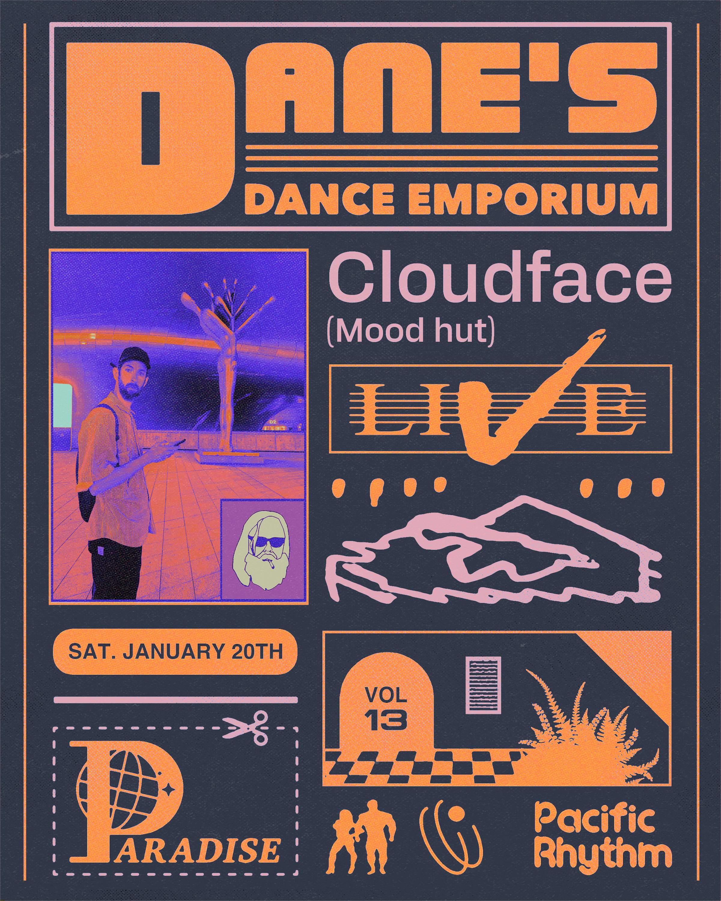 Dane's Dance Emporium: Vol. 13 feat. Cloudface - Página frontal