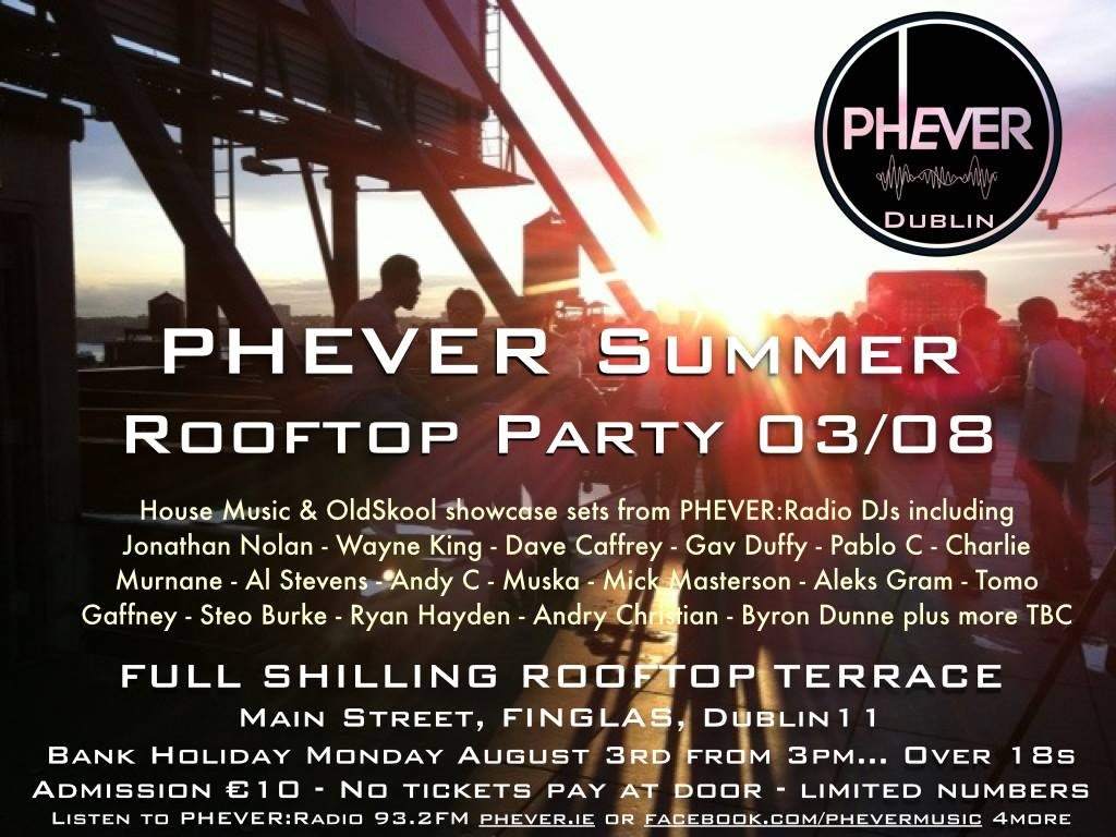 Phever Summer Rooftop Party - Página frontal