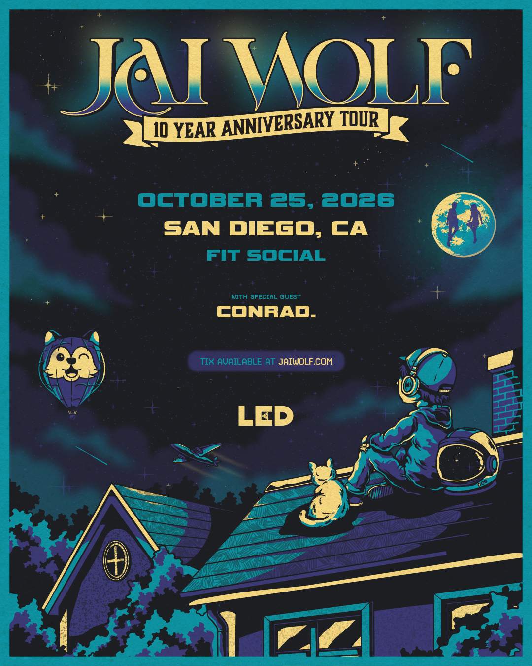 LED Day Club with Jai Wolf [10 Year Anniversary Tour] at Beach
