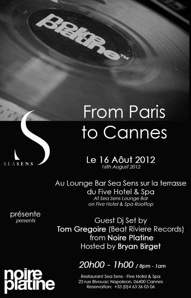From Paris To Cannes - フライヤー表