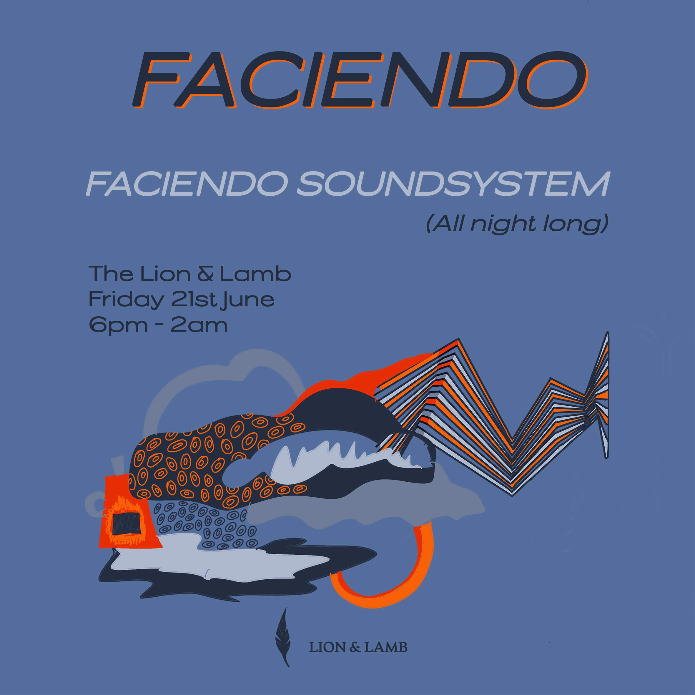 Faciendo Soundsystem - フライヤー裏