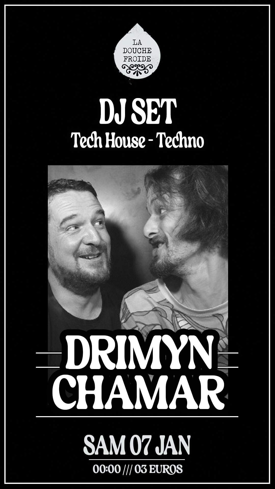 Drimyn & CHAMAR (DJ Set - Tech House - Techno) - Página trasera