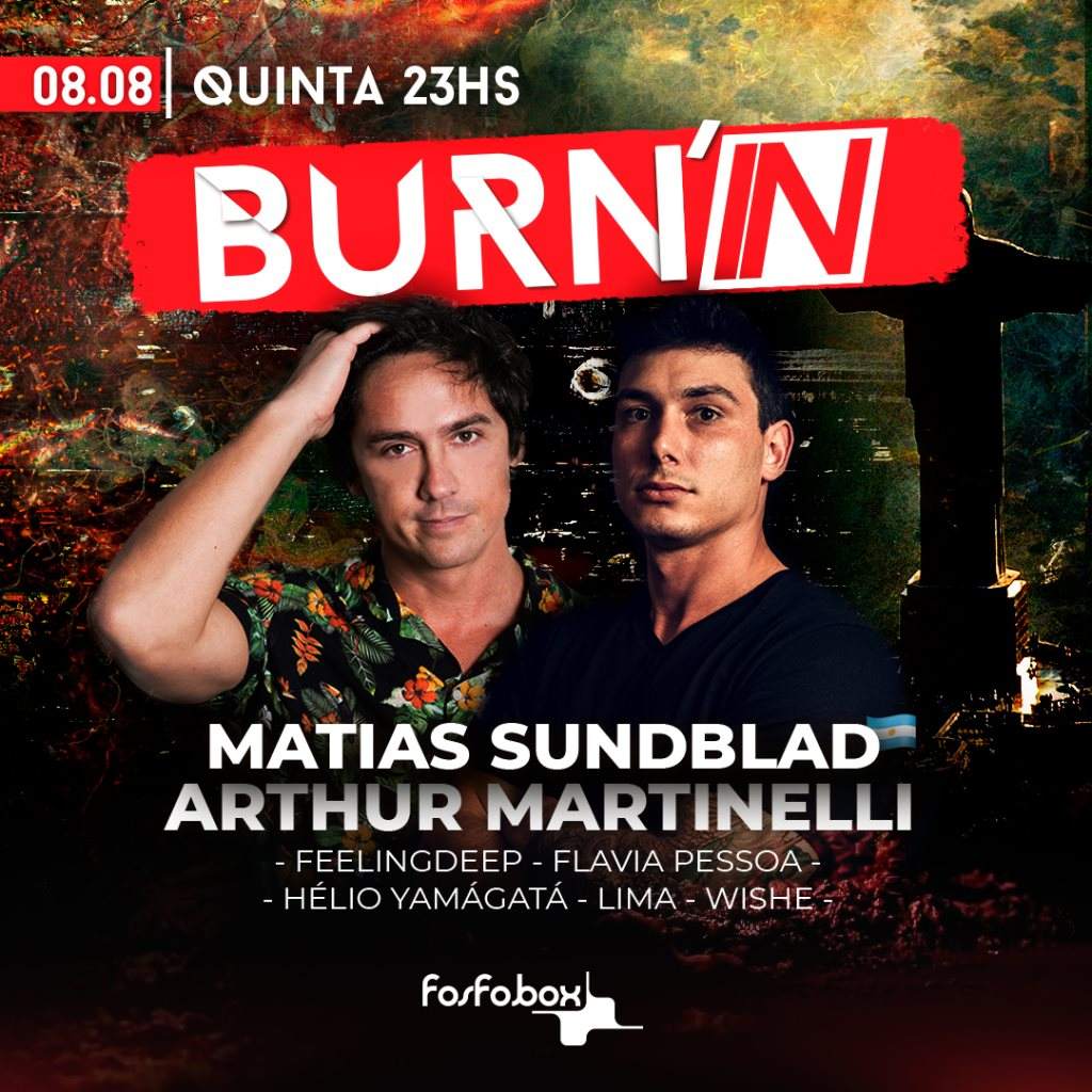 Burn'in presents: Matias Sundblad (ARG), Arthur Martinelli, and More - Página frontal