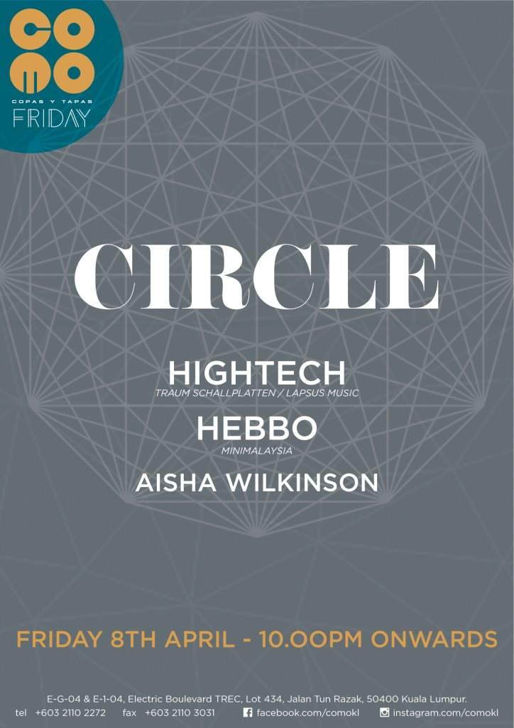 Circle presents Hightech, Hebbo, Aisha Wilkinson - Página frontal