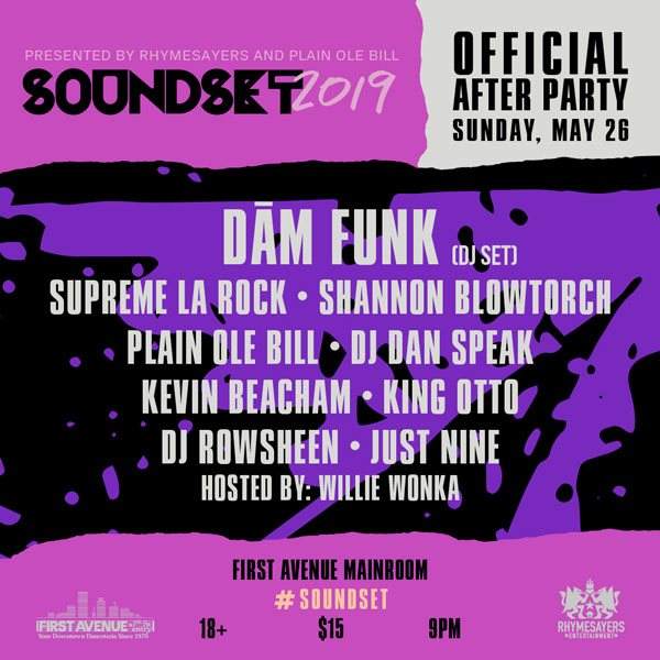 Official Soundset After Party - Página frontal