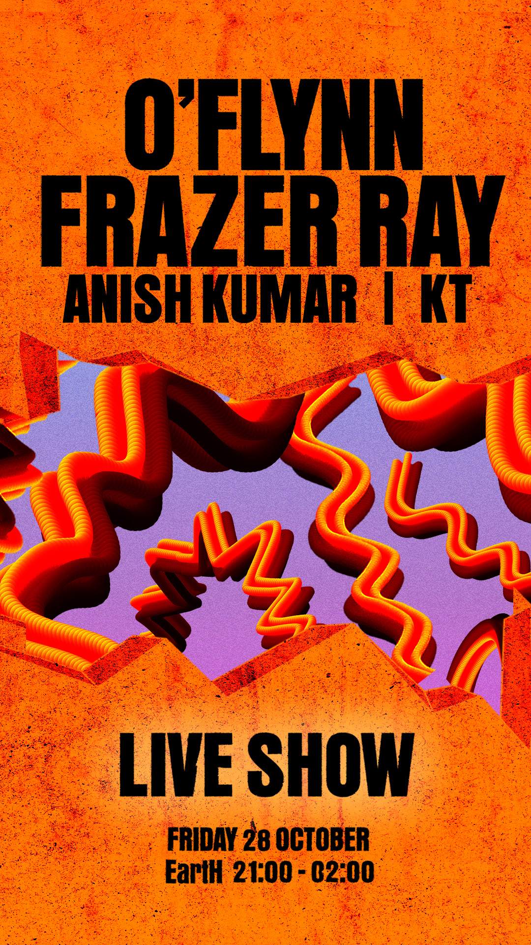 O'Flynn + Frazer Ray (Live), Anish Kumar - Página trasera