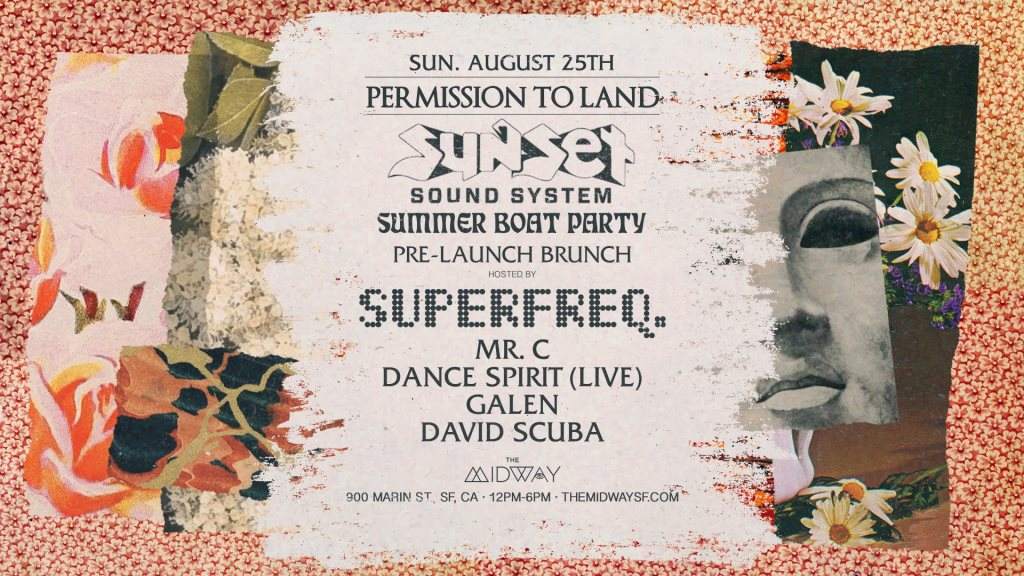 PTL x Superfreq: Sunset Sound System Summer Boat Party Pre-Party - Página frontal